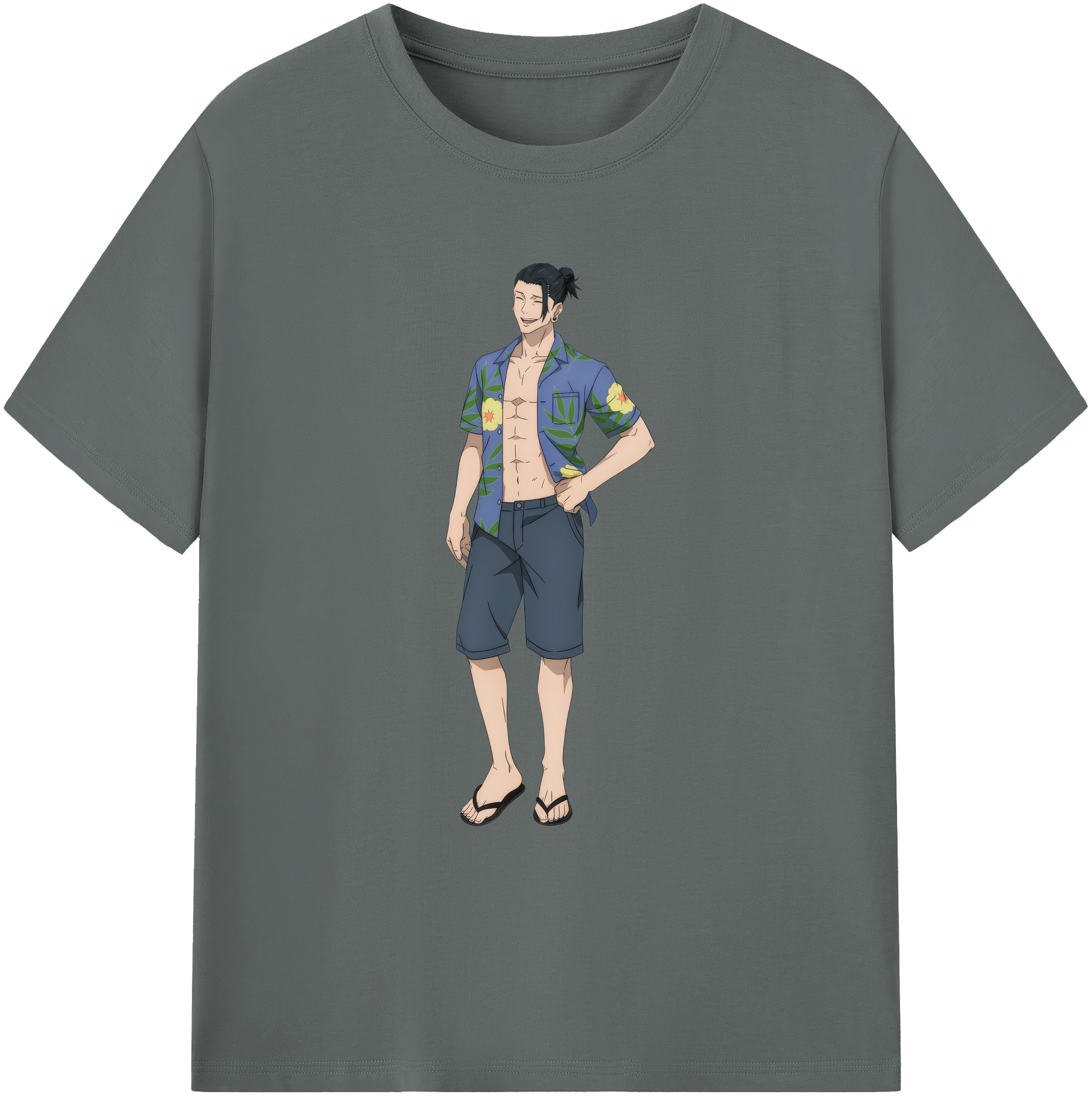 （画像用） 呪術廻戦 Jujutsu Kaisen 綿100％ メンズ半袖Tシャツ｜肌触りやわらか＆通気性